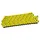 CHAINE MOTO VOCA 420 RENFORCE COULEUR JAUNE FLUO 136 MAILLONS