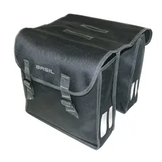 DOUBLE BICYCLE PANNIER BASIL MARA L 26L BLACK (35X10X33CM)