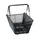 REAR BASKET FIL STEEL RACKTIME BASK IT TRUNK LARGE 28L BLACK WITH ANSE ON CARRIER (51X31X25,5 cm) - COMPATIBLE SYSTEM RACKTIME SNAPIT (CHARGE MAX 10 kg)