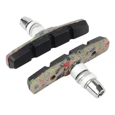 BRAKE SHOE HOLDER MTB V-BRAKE TO SCREW SYMETRIQUE P2R 70 mm MATIERE RECYCLEE (1 PAIR)