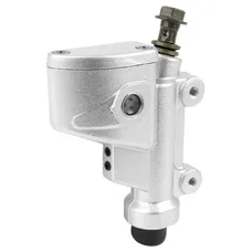 ADAPTABLE 50CC GEARED MOTORCYCLE BRAKE MASTER CYLINDER GILERA 50 SMT, RCR 2011>/DERBI 50 SENDA DRD PRO 2005>2011, SM X-TREME 2018>2020/APRILIA 50 SX, RX 2011> REAR SILVER (OEM: 866955) -P2R SELECTION