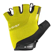CYCLING GLOVES SHORT GIST KONTROL SUMMER YELLOW FLUORESCENT M (PAIR CARDED) WITH VELCRO -5512
