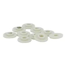 RONDELLE DE CAPOTAGE MOTEUR CYCLO POUR MBK/MOTOBECANE EPAULE DIAM 5 mm COULEUR CREME (VENDU PAR 10) -SELECTION P2R
