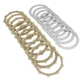 DISQUE D'EMBRAYAGE MOTO ADAPTABLE SUZUKI 1200 GSF BANDIT 1996>2006, 1200 GSX X 1999>2001 (F2945AC) (OE STANDARD KIT) -NEWFREN