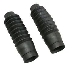 SOUFFLET DE FOURCHE CYCLO DIAM INT 30 ET 37mm - LONGUEUR 165mm ADAPTABLE MBK 51 (PAIRE) -SELECTION P2R