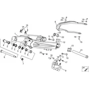 Bras oscillant fini