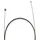 CABLE DE GAZ POUR DELLORTO 3x3 DIAM 1.2 Lg 2.50M (KIT CABLE + SERRE CABLE) -P2R