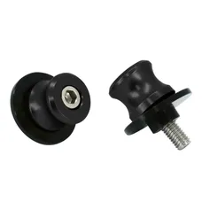 DIABOLO MOTO M8 ALU ANODISE NOIR (PAIRE) -AVOC