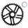 E-BIKE CHAINRING DIRECT MOUNT FOR BOSCH ESJOT 40T SINGLE BLACK STEEL (2.38 - 1/2X3/32" - 5.65 – 1/2X11/128") (3EME GENERATION) WITHOUT RONDELLE OF OFFSET 2.8 mm WITH 5.8 mm