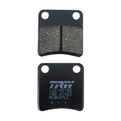 BRAKE PAD SET TRW FOR PEUGEOT 50 TWEET 2014> FRONT/DAELIM 50 E-FIVE 2003> FRONT, 50 S-FIVE 2006> FRONT/CAGIVA 125 WR 1993> REAR (MCB647 LC)