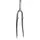 TREKKING FORK 700X35 RIGIDE CINTREE STEEL CHROME-PLATED WITH TASSEAUX PIVOT THREADED (255/160 mm) 1"-22,2 INNER/CONE 26.4 mm