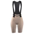 CYCLING SHORTS GIST WOMEN'S/WOMEN'S TORTORA BIB STRAPS TAUPE XL -5136