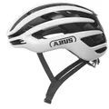 ADULT BICYCLE HELMET ABUS ROAD AIRBREAKER 2.0 WHITE GLOSS SIZE L (58-62 cm) ADJUSTMENT ADJUSTMENT DIAL