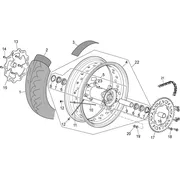Roue arrière