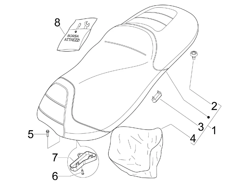 Selle/sieges - Trousse à outils 