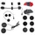 KIT MONTAGE ET AUDIO OHMI D9 ASMAX (BASE METAL, ECOUTEURS, MICRO SIMPLE, MICRO PERCHE, FIXATIONS VELCRO)