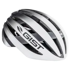 CASQUE VELO ADULTE GIST ROUTE REVOL BLANC/NOIR FEMME ET JUNIOR FULL IN-MOLD TAILLE 54-58 REGLAGE MOLETTE