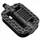 PEDAL CITY RESIN P2R MONOBLOC BLACK 9/16" (PAIR UNDER FILM PLASTIC)