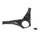 FIXATION PARE/CARTER CHAINE HERRMANS POUR VELO MUSCULAIRE 48 DTS DIAM 170 mm L 319 mm NOIR MAT