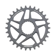 MTB CHAINRING DIRECT MOUNT BOOST FOR SHIMANO FC-M9100/M9120/M9130 STRONGLIGHT SINGLE ALUMINIUM HT3 GREY 30T - 12-SPEED