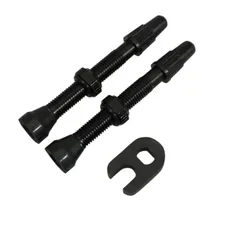 TUBELESS VALVE PRESTA HUTCHINSON 44 mm VALVE CORE REMOVABLE (SOLD AS A PAIR CARDED)