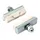 PORTE PATIN FREIN CITY CALIPER SYMETRIQUE ELVEDES 40mm BLANC (1 PAIRE SUR CARTE) -GOMME FREINAGE PUISSANT / SIELENCIEUX