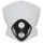 PLAQUE PHARE/TETE DE FOURCHE 50 A BOITE UNIVERSEL REPLAY DUKE BLANC A LEDS BLANCHES + HALOGENE 2x20W
