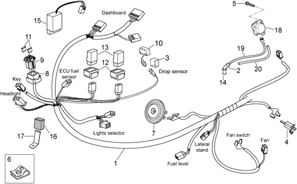 Circuit electrique av