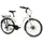 CONVENTIONAL BICYCLE CITY BIKE 26 LEADER FOX DOMESTA 2025 WOMEN'S WHITE 7-SPEED FRAME ALUMINIUM 17 INCHES (SIZE ADULT 165 TO 173 cm)