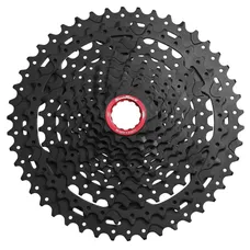 CASSETTE 11V. SUNRACE MX9 10-46 VTT CORPS XD (EMPREINTE SRAM) (LIVRE EN BOITE) METALLIC ARGENT - LIVRE AVEC ADAPTATEUR