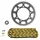 KIT CHAINE ADAPTABLE GILERA 50 SMT 2006>2010 420 11x53 (DIAM COURONNE 105/125/8.5) (DEMULTIPLICATION ORIGINE) -AFAM