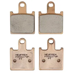 BRAKE PAD SET NEWFREN FOR KAWASAKI 600 ZX-6R NINJA 2007>2017 FRONT, 1000 Z 2007>2009 FRONT, 1400 ZZR 2006> FRONT/SUZUKI 1300 GSX B-KING 2007> FRONT (FD0419SP) (SPORT TT PRO SINTERED METAL)