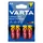 PILE LR06 1.5V VARTA ALCALINE LONGLIFE MAX POWER AA (VENDU PAR 4)
