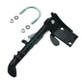 ADAPTABLE STAND SCOOTER SIDE PEUGEOT 50 KISBEE 2010>2020 2-STROKE, KISBEE 50 2010>2021 4-STROKE BLACK -BUZZETTI