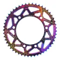 ADAPTABLE REAR SPROCKET 50CC GEARED MOTORCYCLE VOCA BESTIA APRILIA 50 RX 2006>2017/DERBI 50 SENDA X RACE 2004>2011/RIEJU 50 MRT 2009>, 50 RS3 2011>2016 420 50 DTS ALUMINIUM CNC NEO-CHROME (DIAMETER 105/125/8.5)