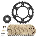 KIT CHAINE ADAPTABLE YAMAHA 700 MT-07 ABS 2014>2024, XSR 700 2016> 525 16x43 (DIAM COURONNE 110/130/10.5) (DEMULTIPLICATION ORIGINE) -JT SPROCKETS/DID