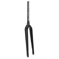 FORK GRAVEL 700C CARBON BRUT CINTREE PIVOT ALUMINIUM CONIQUE LISSE 1"1/2 IN BAS AND 1"1/8-28,6 OUTER FOR THRU AXLE