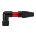 SPARK PLUG CAP REPLAY 90- PLASTIC BLACK A LUMIERE RED