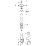 Suspension avant - Amortisseur/s