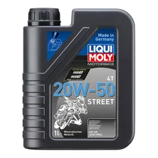 HUILE MOTEUR 4 TEMPS LIQUI MOLY MOTO STREET 4T 20W50 (1 L) MINERALE