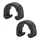 ATTACHE GAINE FREIN/DERAILLEUR ELVEDES FIXATION SUR CADRE NOIR 5 mm (VENDU PAR 2)