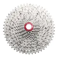 CASSETTE 12V. SUNRACE MZ800 11-51 VTT COMPATIBLE SHIMANO METALLIC ARGENT (LIVRE EN BOITE) (11-13-15-17-19-21-24-28-33-39-45-51)
