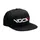 CAP VOCA TYPE SNAPBACK BLACK (LOGO WHITE AND RED)