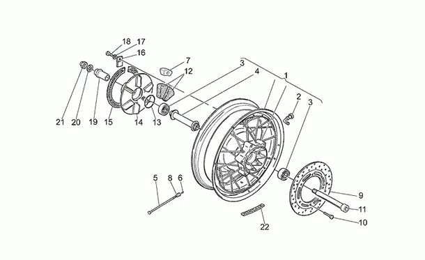 Roue arrière