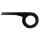 PARE/CARTER CHAINE PISTOLET HEBIE NOIR PLATEAU 44-48D. (VENDU A L UNITE) - ajouter fixation ref 178275 et en option ref 178274