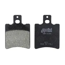 PLAQUETTE DE FREIN POLINI POUR MBK 50 BOOSTER SPIRIT 1996>, NITRO 1997> AV / YAMAHA 50 AEROX 1997>, BWS, JOG R 1993>, NEOS 1997> AV (L 40mm - H 50mm - P 7mm) (174.0011) (ORIGINAL)