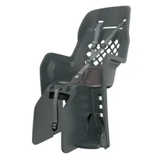 PORTE BEBE/SIEGE ENFANT ARRIERE POLISPORT A FIXER SUR PORTE BAGAGE FIXATION ETAU JOY NOIR COUSSIN GRIS (9 A 22Kgs) HOMOLOGUE EN 14344