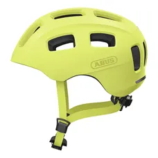 CASQUE VELO JUNIOR ABUS YOUN-I 2.0 JAUNE TAILLE M (52-57cm) REGLAGE MOLETTE / ECLAIRAGE ARRIERE (VENDU A L'UNITE EN BOITE)