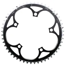 ROAD CHAINRING 5-BOLT DIA. 130 MICHE 52T OUTER TYPE SHIMANO BLACK 9/10-SPEED
