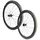 ROUES ROAD DISC 700 MICHE SWR EVO 50 CENTERLOCK CARBON BLACK CASSETTE SHIMANO HG 12-SPEED THRU AXLE 12/100 AND 12/142 (PAIR) - TUBELESS READY
